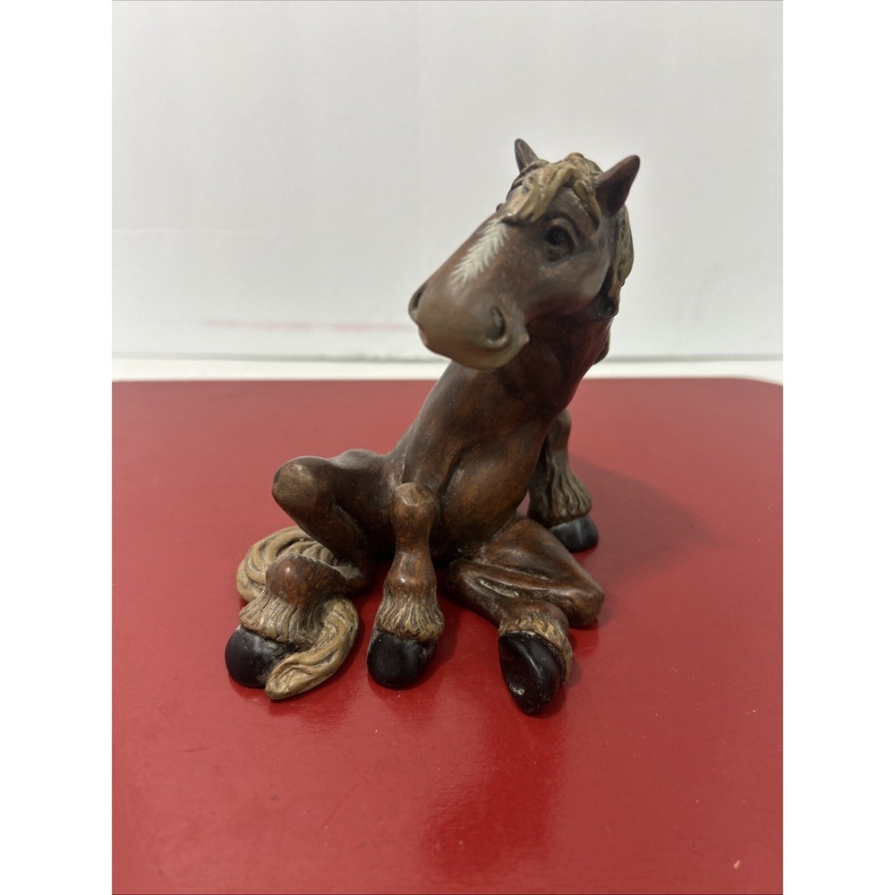Vintage Unmarked‎ ELMER THE HORSE Sitting Reclining Figurine LTD ED  NO Box